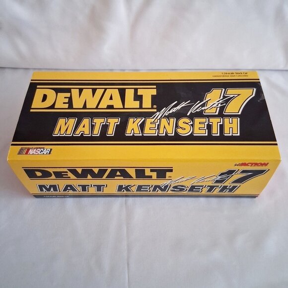 1999 Matt Kenseth #17 Dewalt Tools Monte Carlo 1 of 2,500 1:24 Diecast Car Bank - Picture 9 of 10